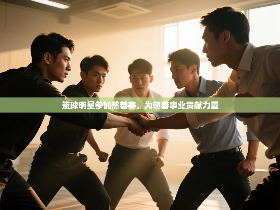 篮球明星参加慈善赛，为慈善事业贡献力量